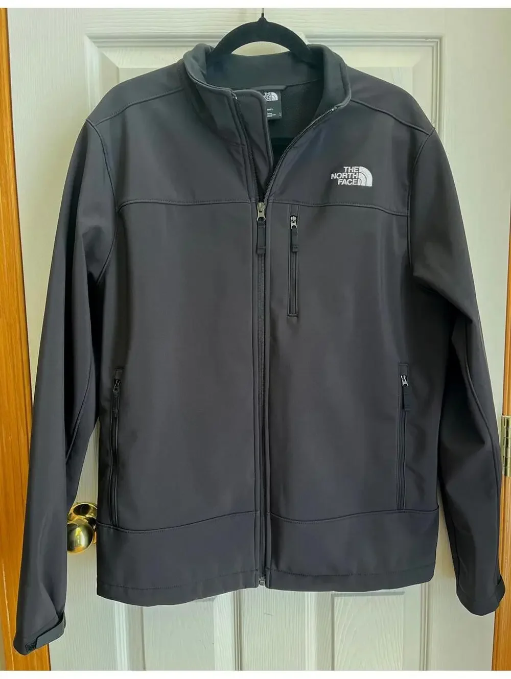 The North Face Men's Softshell Jacket - Black, Size Large